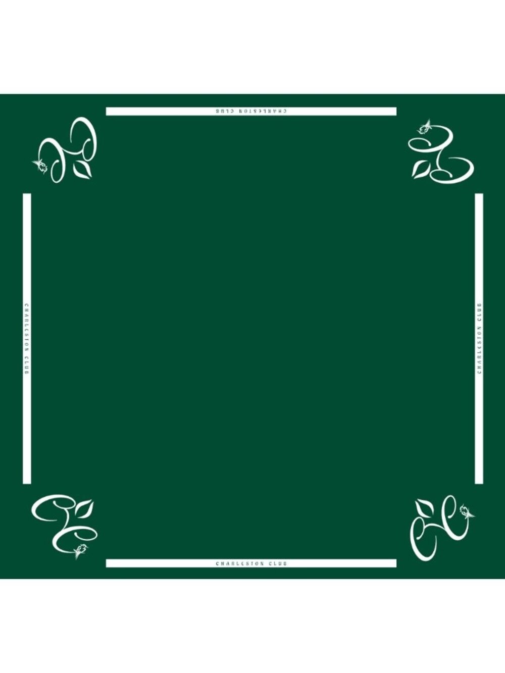 Mah Jongg Mat Table Cover - Green